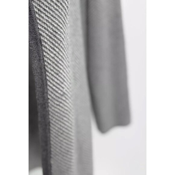 J.Crew Factory Vanessa Herringbone Sweater Sz M Open Cardigan Jacket Preppy Flaw - Picture 9 of 16